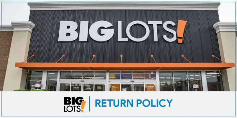 BigLots Return Policy