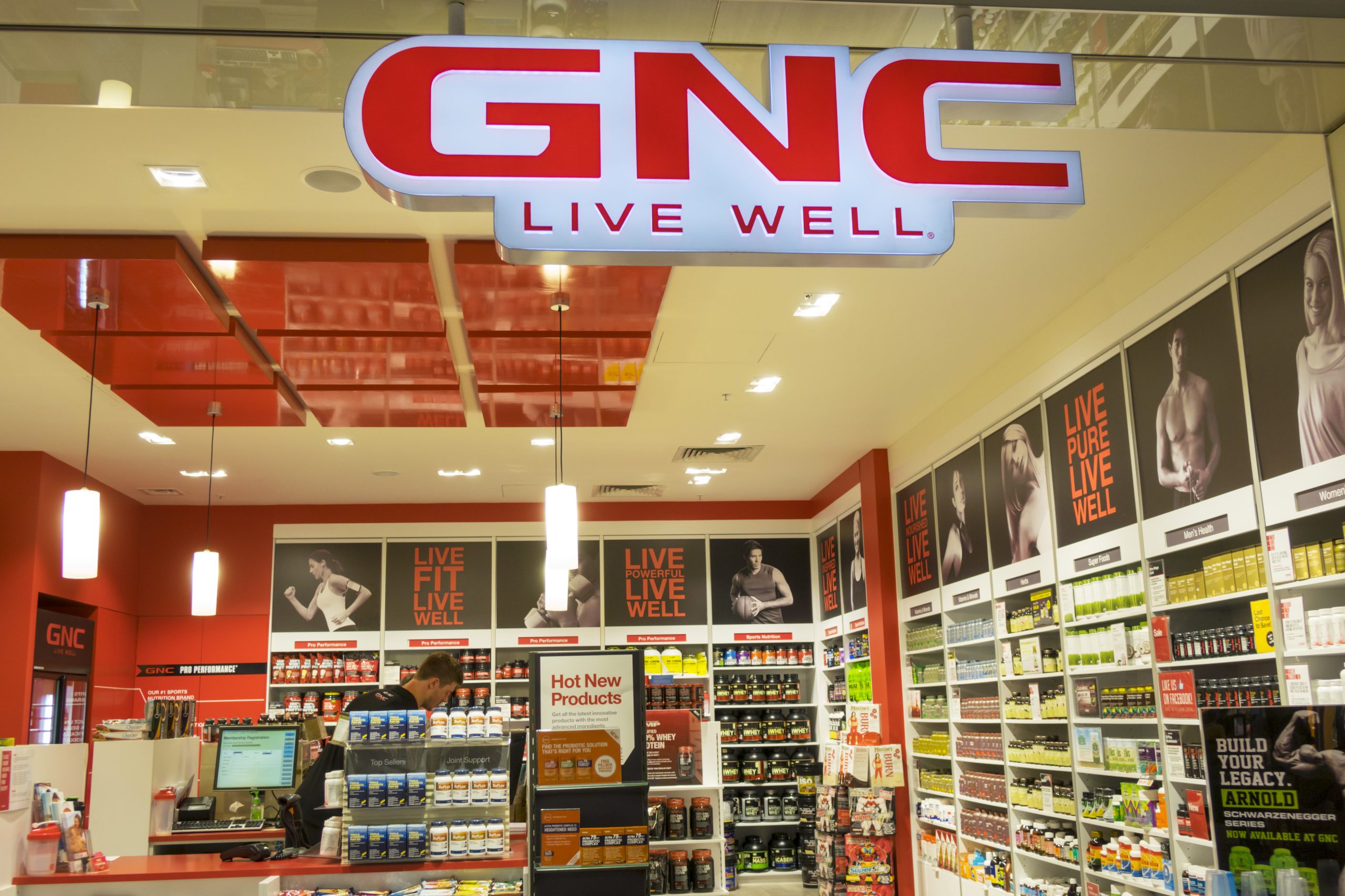 GNC store inside view