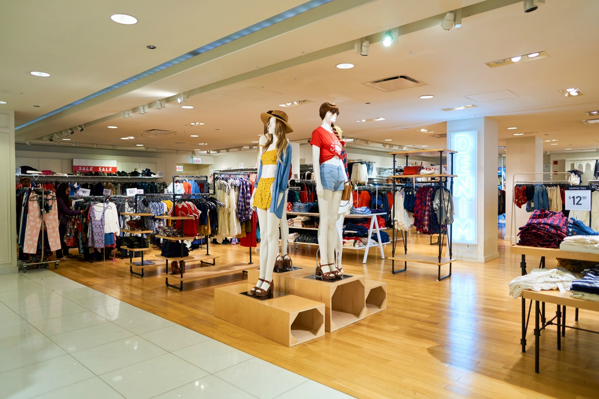 Forever 21 Store Inside View