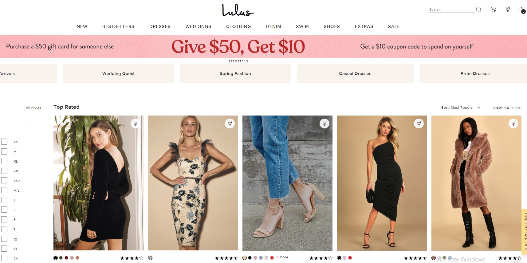 Lulus.com Official Website