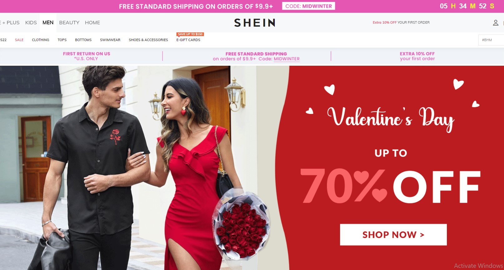 Shein Website