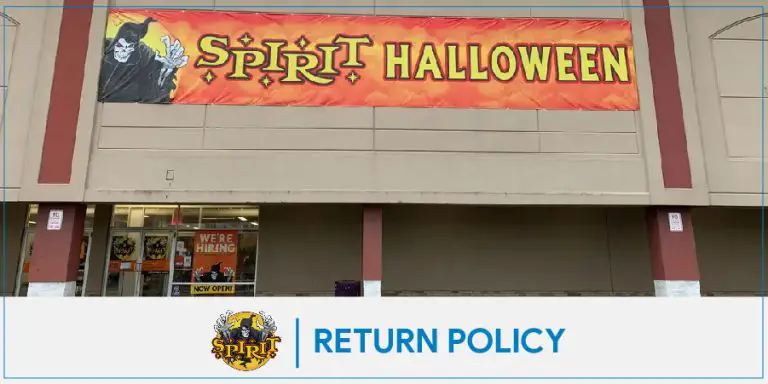 Spirit Halloween Return Policy