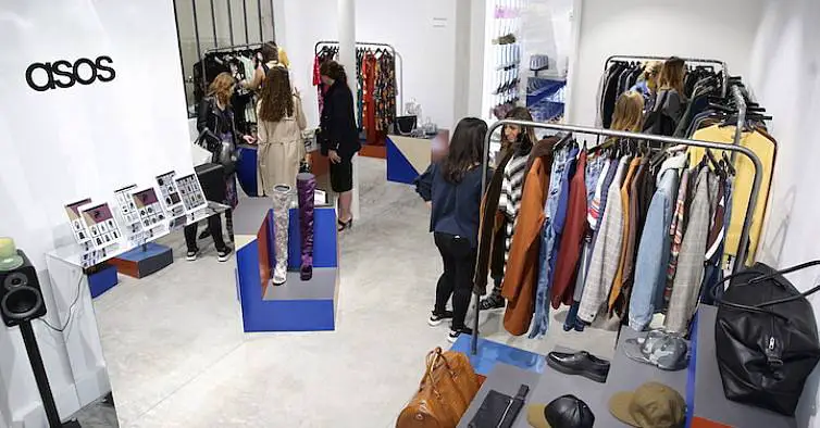 ASOS store inside view