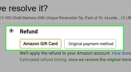 Amazon Refund Online