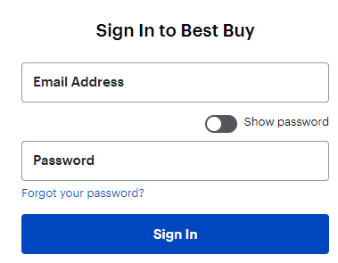Best Buy Sign in to cancel order