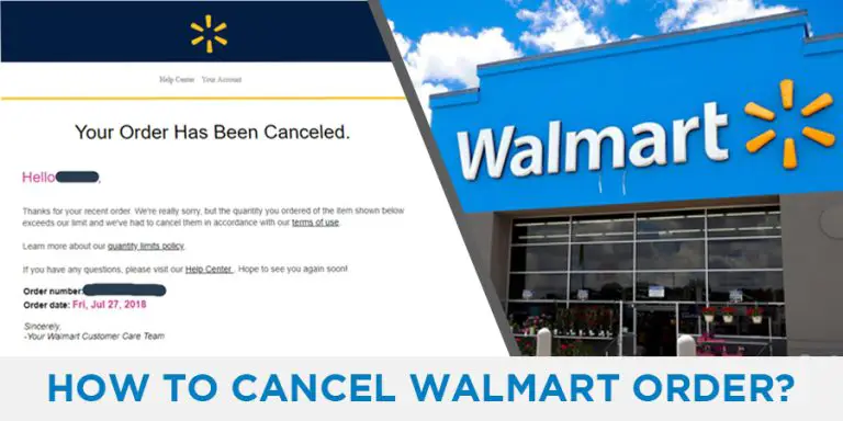 How To Cancel Walmart Order?