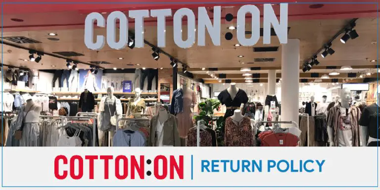 Cotton on Return Policy