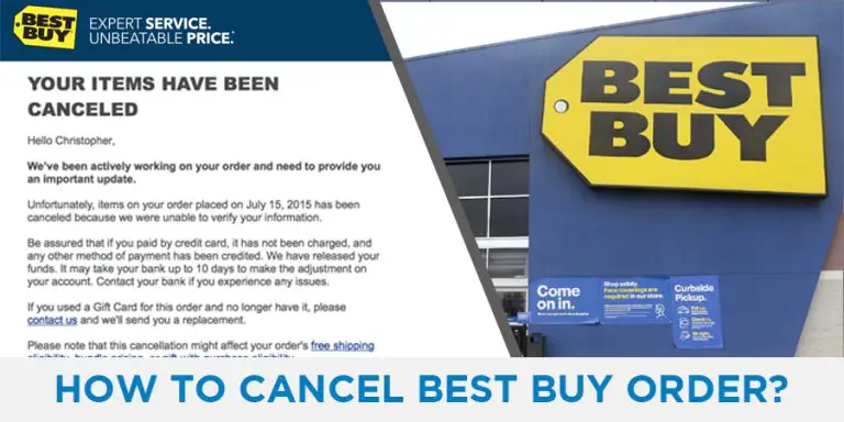 How to cancel Best Buy order