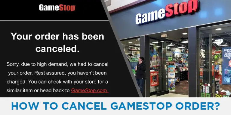 How to cancel GameStop order