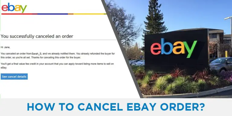 How to cancel eBay order