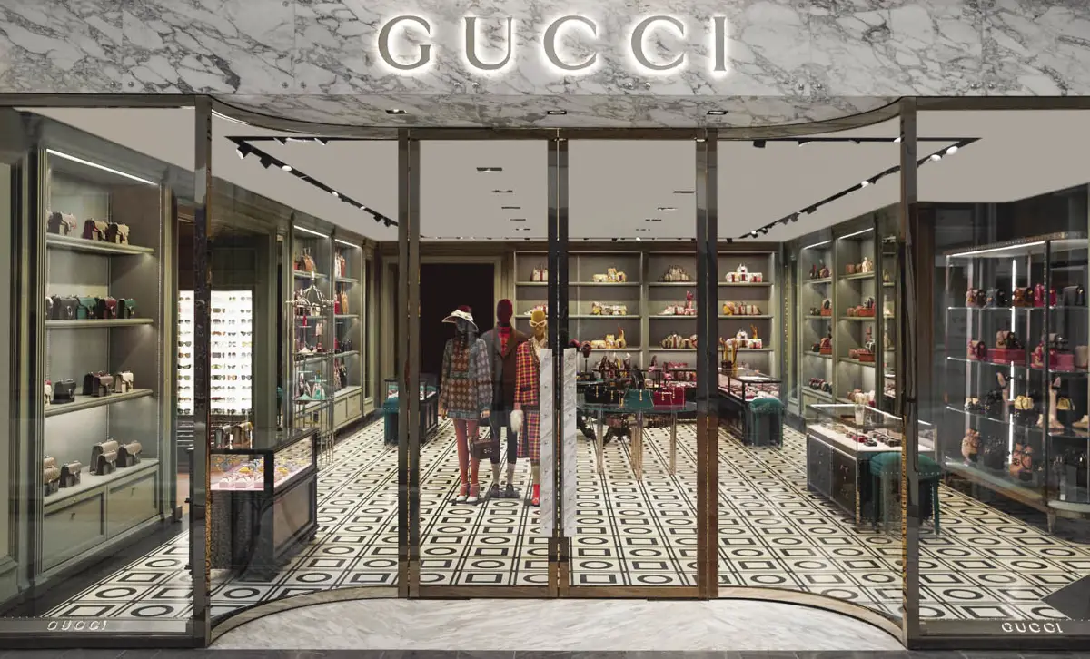 Inside A Gucci Store