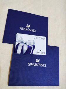Swarovski gift card