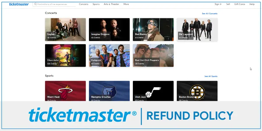 Ticketmaster Refunds | Refunds For Canceled, Postponed & Rescheduled Events