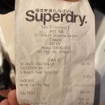 Superdry receipt