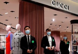 gucci employees instore