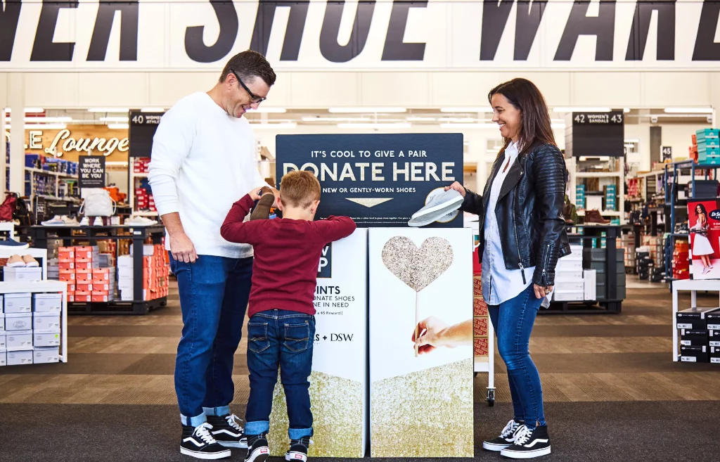 DSW Donate Shoes