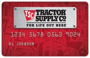 Tractor Supple Credit Card