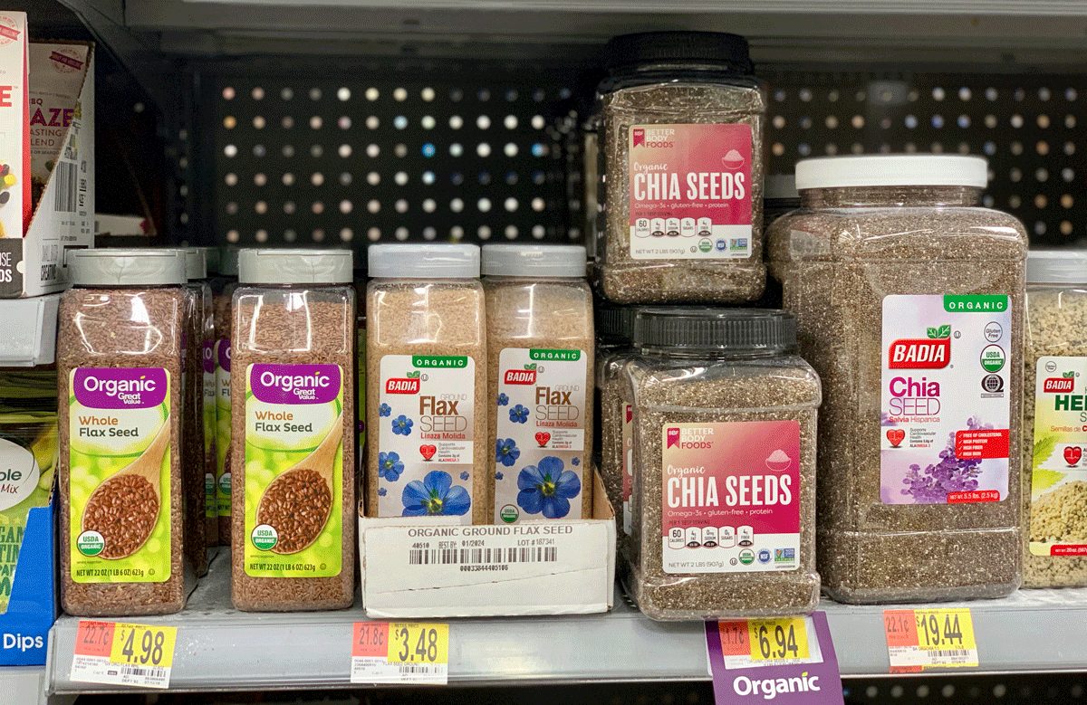 Where are chia seeds in walmart