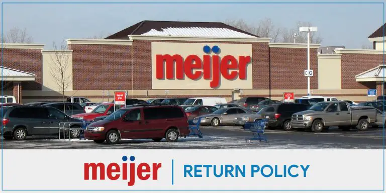 Meijer Return Policy