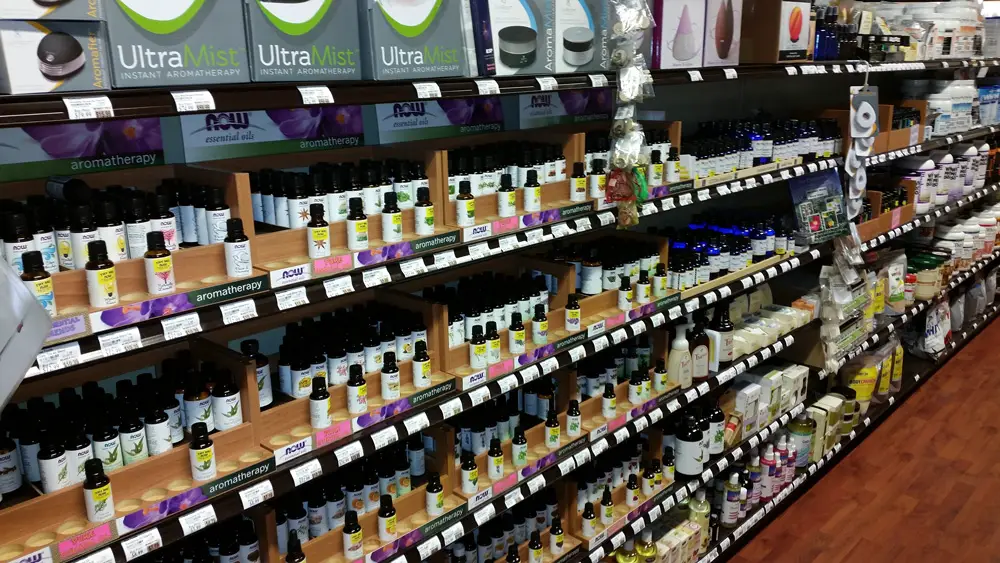 Where are essential oils in walmart